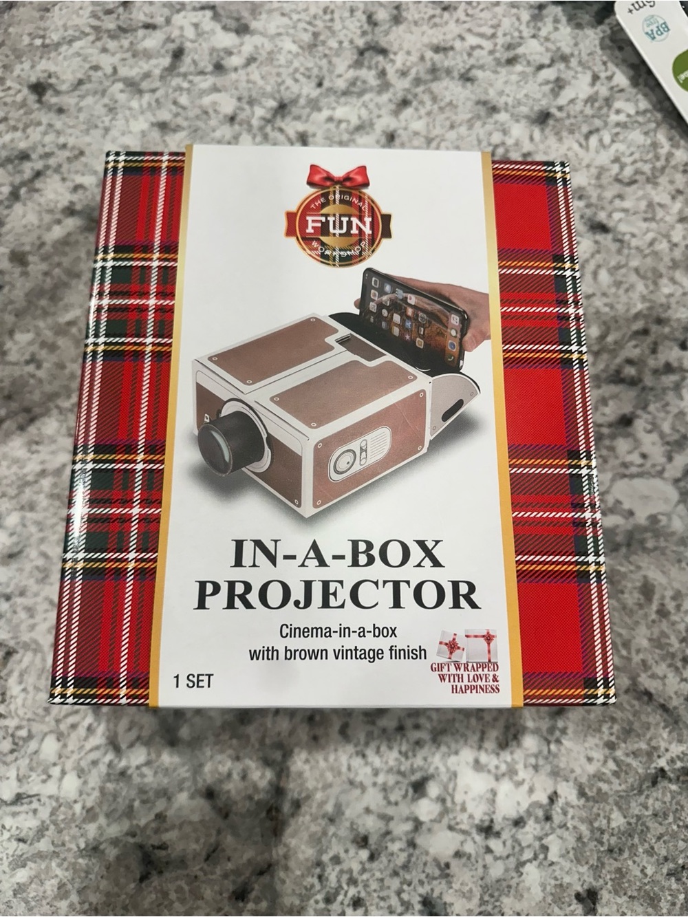 IN-A-BOX Projector - Brown Vintage Finish